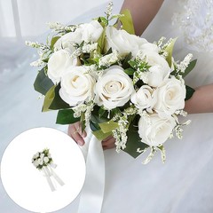 Weather Resistant Bouquet with Realistic Appearance Bridal Bouquet for Weddings