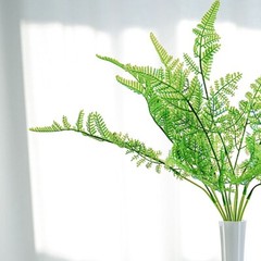 2 Green 19″ ARTIFICIAL Asparagus Fern LEAVES Faux Greenery Stems Party Supplies