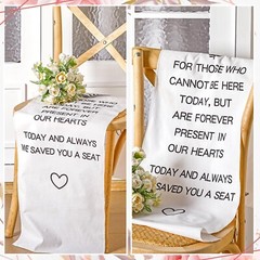 Yousoontic Memorial Wedding Chair Sign for Ceremony Wedding Memorial Sign 14 …