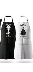 Wedding Gifts Engagement Gifts for Couples Mr and Mrs Aprons for Couples Gifts