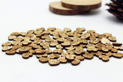 400 Pcs Rustic Wooden Love Heart Table Scatter for Wedding Decorations, Perfect