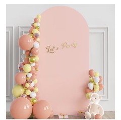 7.2FT Wedding Arch Stand Spandex Fitted Arch Covers Round Top Chiara Arch