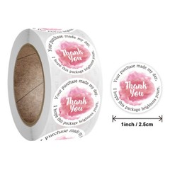 500pcs Thank You Stickers Seal Labels for Envelope Gift Package Scrapbooking