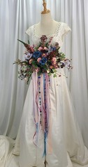 Bohemian Dreams Wildflower Faux Silk Wedding Bouquet