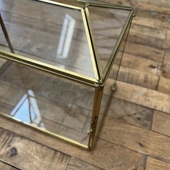 Brass And Glass Display Box