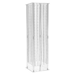 32″ CLEAR Acrylic Centerpiece STAND Hanging Crystal Beads Party Home Decorations