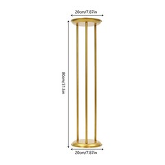 Metal Flower Balloon Display Stand Wedding Table Centerpieces 60/80/100cm Tall