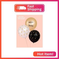 xo, Fetti Wizard in Training Balloons – 24 pk, 12″ | Magic Kids Party Decoration