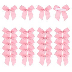 24Pcs Mini Grosgrain Ribbon Bow 2″ Self Adhesive Flower Bows Dark Pink