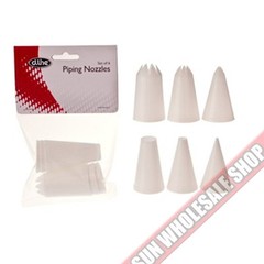 100% Genuine! D.LINE Appetito Assorted Plastic Piping Nozzles Set of 6!