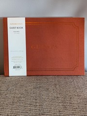 Paper Source Burnt Orange Guest Book For Weddings And Parties 220 Pages