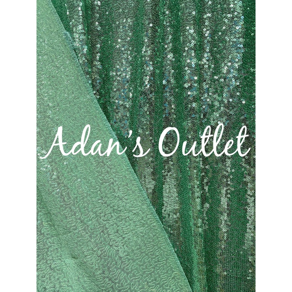(2) silver 6 ft x 7 ft Sequined Backdrop Curtain Wedding Party Decorations