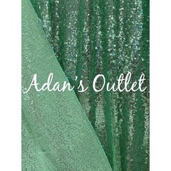 (2) silver 6 ft x 7 ft Sequined Backdrop Curtain Wedding Party Decorations