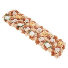 12 Pack Flower Wall Panels Caramel Champagne Silk Plastic Wedding Party Backdrop