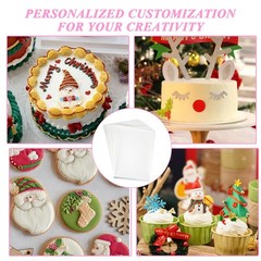 Edible paper, 25 pieces, A4 11.69 x 8.26 inches approximately 29.7 x 21.0 cm,…