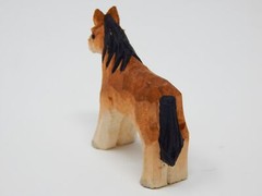 Horse Pony Cake Topper Bride Groom Love Wedding Engagement Wood Statue Farm Barn