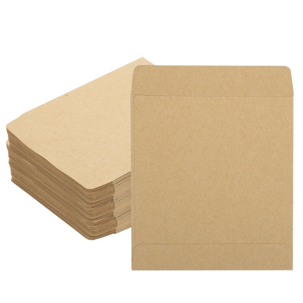 140 Pieces Vintage Library Card Pockets Library Card Envelopes with 140PCS Re…