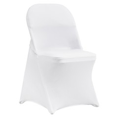 Uimoso 100PCS White Stretch Spandex Chair Covers for Weddings, and Dining