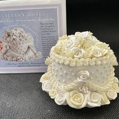 Wedding Ceramic Keepsake Box With Lid
