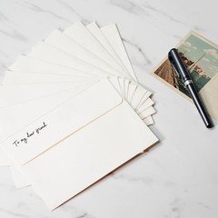 50 Pack 4×6 Envelopes, Cream White A4 (4.25 x 6.25 in),