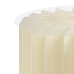 7Pcs Foldable Paper Column Display Stands Milky White Cylinder Flower Stands