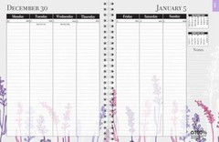 2025 Weekly and Monthly Calendar Wildflower, 8.5 x 11 8.5 x 11 inches Planner