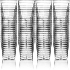 80 Count Shot Glasses – 1 Oz – 80 Hard Clear Plastic Shot Cups – Pack of 1