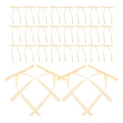 50 Pcs Handmade Ribbon Bow Red Decorative Bows Holiday Christmas