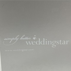 Simply Better Weddingstar Bride & Groom Wedding Toast Glass SKU 4466