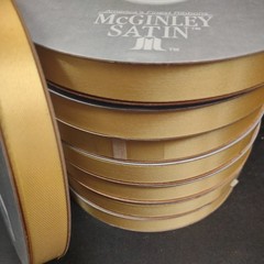 #3 McGinley Satin Yellow, 100 Yard Acetate Ribbon 9/16″ for Corsages & Events