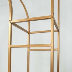 7 ft GOLD Metal Rectangular Wedding ARCH in Arc de Triomphe Style Party Events