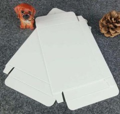 200x White Paper Thin Packaging Box Necklace Jewellery Photography Card Gift Box