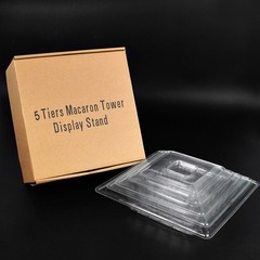 5/9 Tiers Square Macaron Tower Stand Premium Quality Macaron Tower Stand