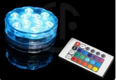 LED Light Puck or Pod Remote Control LED Submersible Lights – 5 pc w/ remotes