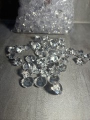 1.9 Lbs+ Lbs, 520+ Pcs, 2 Sizes Mixed, Diamond Confetti Vase Filler Bulk A32