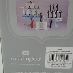 Wedding Cake Topper Weddingstar Porcelain Groom dark skin tone figurine 9489