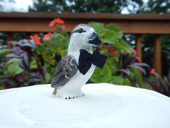 Osprey Wedding Cake Topper Love Birds Bride Groom Engagement Anniversary Carved