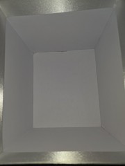 White Satin Wedding Card Box Memory Keepsake Holder Pearl Tufted Lid