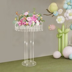 Wedding Flower Stand Flower Holder Single Tier Acrylic Wedding Flower Stand