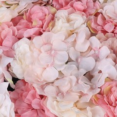 6*Flower Wall Panel Party Artificial Wedding Decor Rose Bouquet Romantic Flower