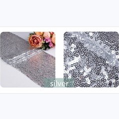 silver glitter sequin chair bands sashes ties bow ribbon wedding birthday decor