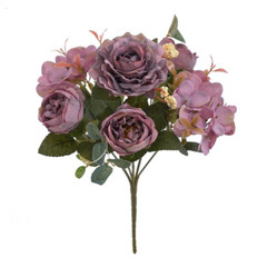 Artificial Peony Flowers Silk Fake Flower Wedding Party Home Decoration Bouquet