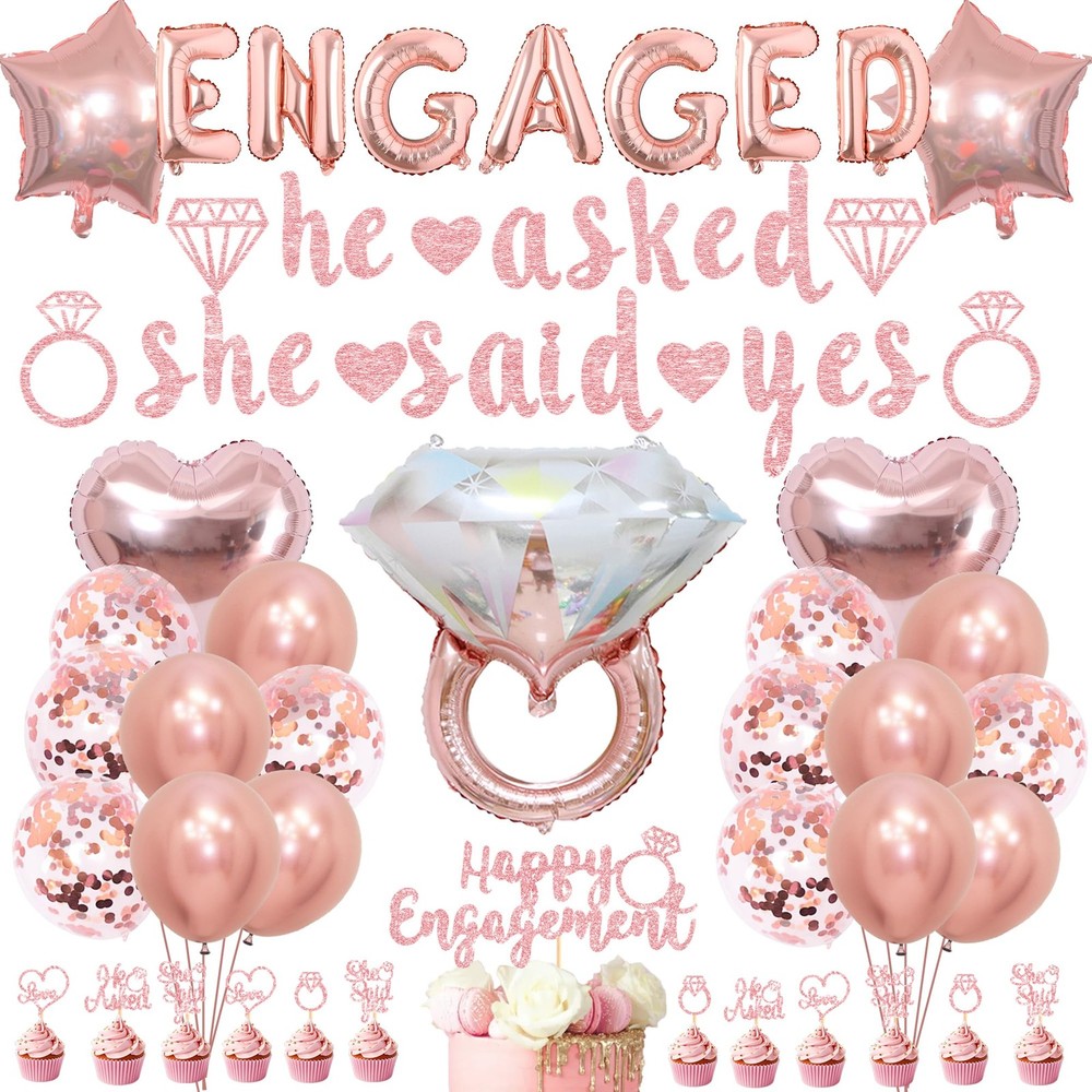 Engagement Party Decorations Rose Gold – He