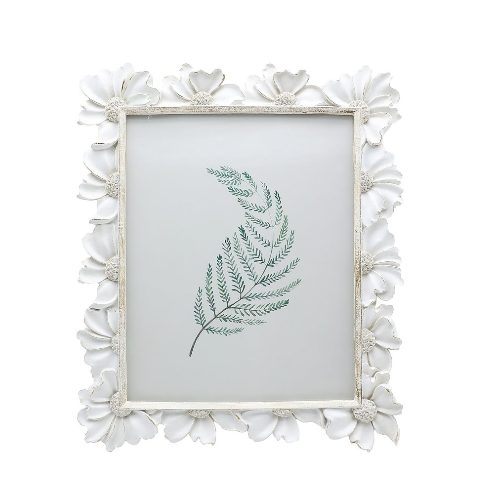 8×10 Vintage Picture Frame, Antique White Ornate Photo Frame, for Tabletop an…