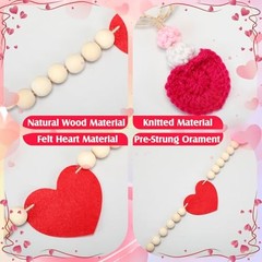 13 Pcs Valentine’s Day Decorations 4.5 ft Valentine’s Day Garland Banner for