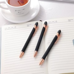 12 PCS 2 in 1 Stylus Ballpoint Pen with Stylus Tip, 1.0 mm Black Ink Metal Pe…