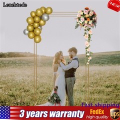 Gold Iron Flower Stand Wedding Arch Background Decoration Vase Stand Rack