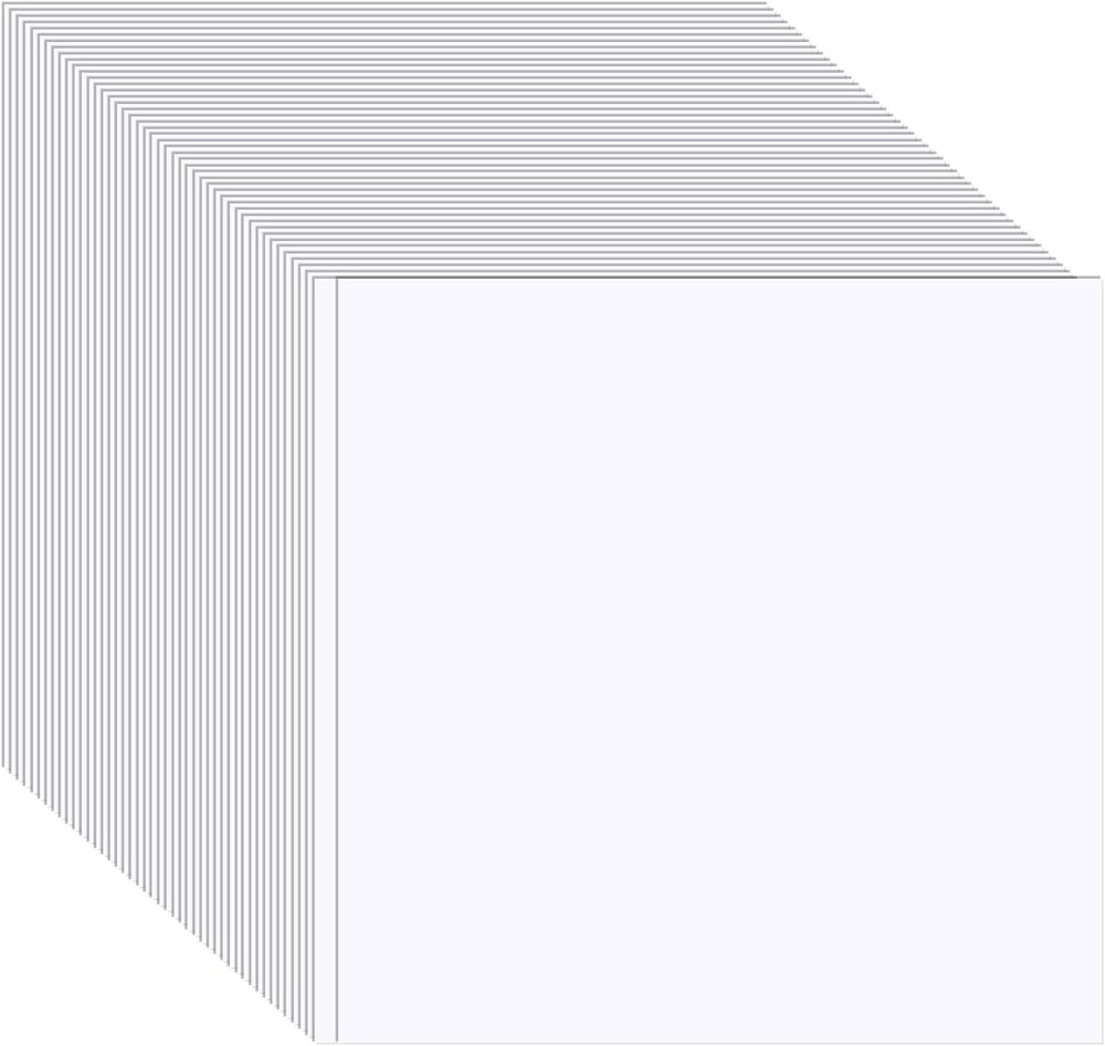 100 Sheets White Cardstock 12×12 Paper, 12 x 12 inches, white