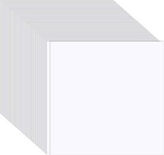100 Sheets White Cardstock 12×12 Paper, 12 x 12 inches, white