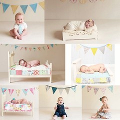 Reusable Fabric Bunting Banner with Soft Cotton Triangle Flags 10M/33 Ft Long